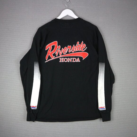 Honda HRC Riverside Racing Longsleeve Vintage Graphic Longsleeve Mens Large - Picture 2 of 8